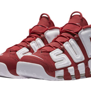 Supreme X Nike Air More Uptempo Red