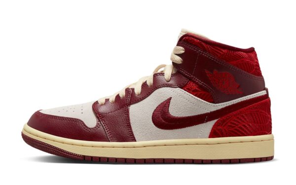 AIR JORDAN 1 MID SE ‘TIKI LEAF TEAM RED’