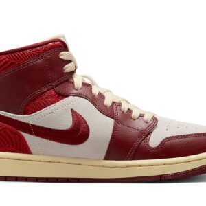 AIR JORDAN 1 MID SE ‘TIKI LEAF TEAM RED’