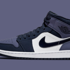 Air Jordan 1 Mid Obsidian Sanded Purple