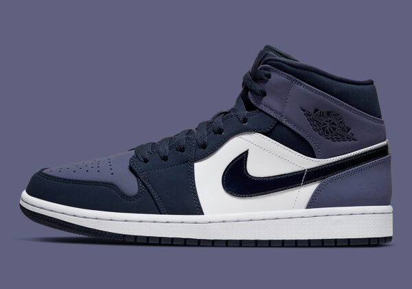 Air Jordan 1 Mid Obsidian Sanded Purple