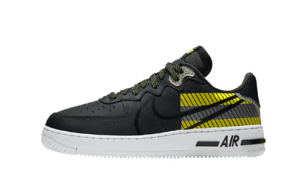 AIR FORCE REACT BLACK YELLOW GREEN