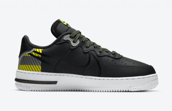 AIR FORCE REACT BLACK YELLOW GREEN