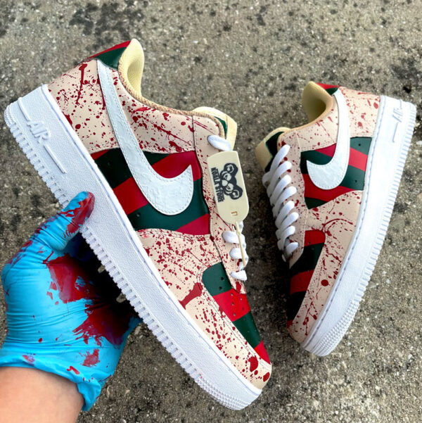 Freddy Krueger Custom Air Force 1 Halloween