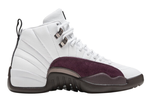 A Ma Maniére x Air Jordan 12 WMNS White Burgundy Crush