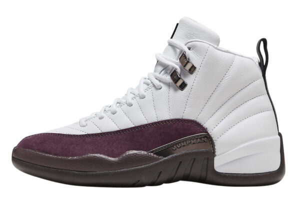 A Ma Maniére x Air Jordan 12 WMNS White Burgundy Crush