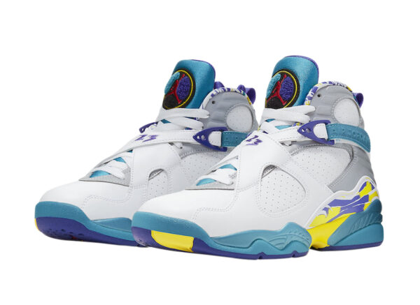 Air Jordan 8 WMNS White Aqua