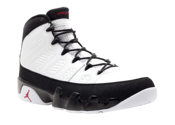 Air Jordan 9 White Black Red