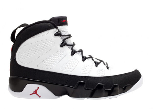 Air Jordan 9 White Black Red