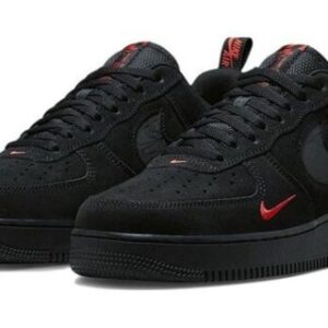 Air Force 1 ’07 LV8 Reflective Swoosh – Black Crimson