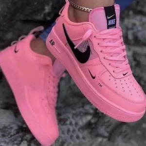 Pink Black Air Force 1 Custom