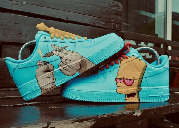 Simpsons Bart Air Force 1 Custom