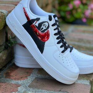 Black Ghostface Air Force 1 Custom