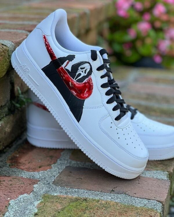 Black Ghostface Air Force 1 Custom