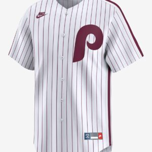 Philadelphia Phillies Cooperstown Mens Nike Dri-FIT ADV MLB Limited Jersey – White