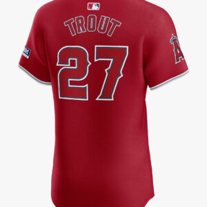 Mike Trout Los Angeles Angels Nike Dri-FIT ADV MLB Elite Jersey -Red