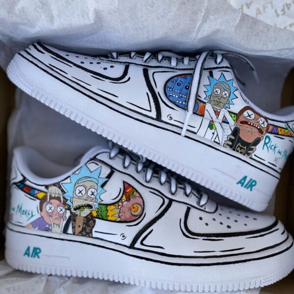 Rick and Morty Air Force 1 Custom