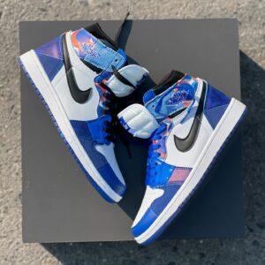 Air Jordan 1 spider-man deep blue