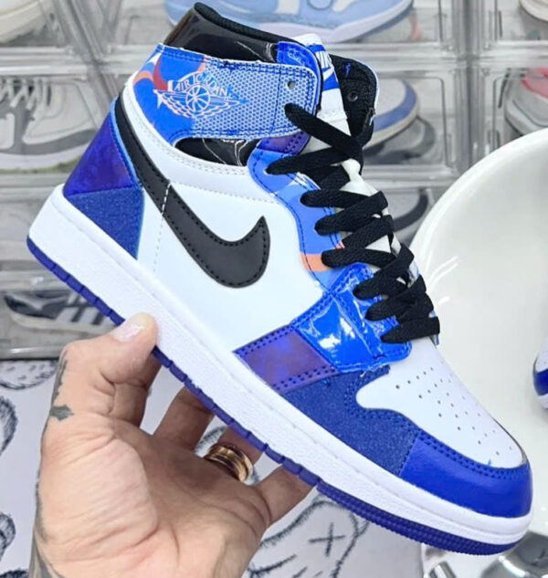 Air Jordan 1 spider-man deep blue