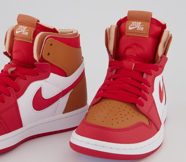 Air Jordan 1 High Zoom Air CMFT Fire Red Hot Curry