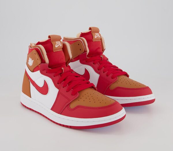 Air Jordan 1 High Zoom Air CMFT Fire Red Hot Curry