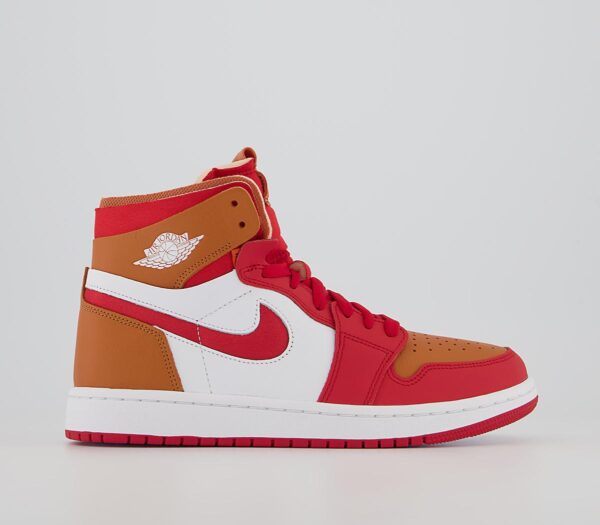 Air Jordan 1 High Zoom Air CMFT Fire Red Hot Curry